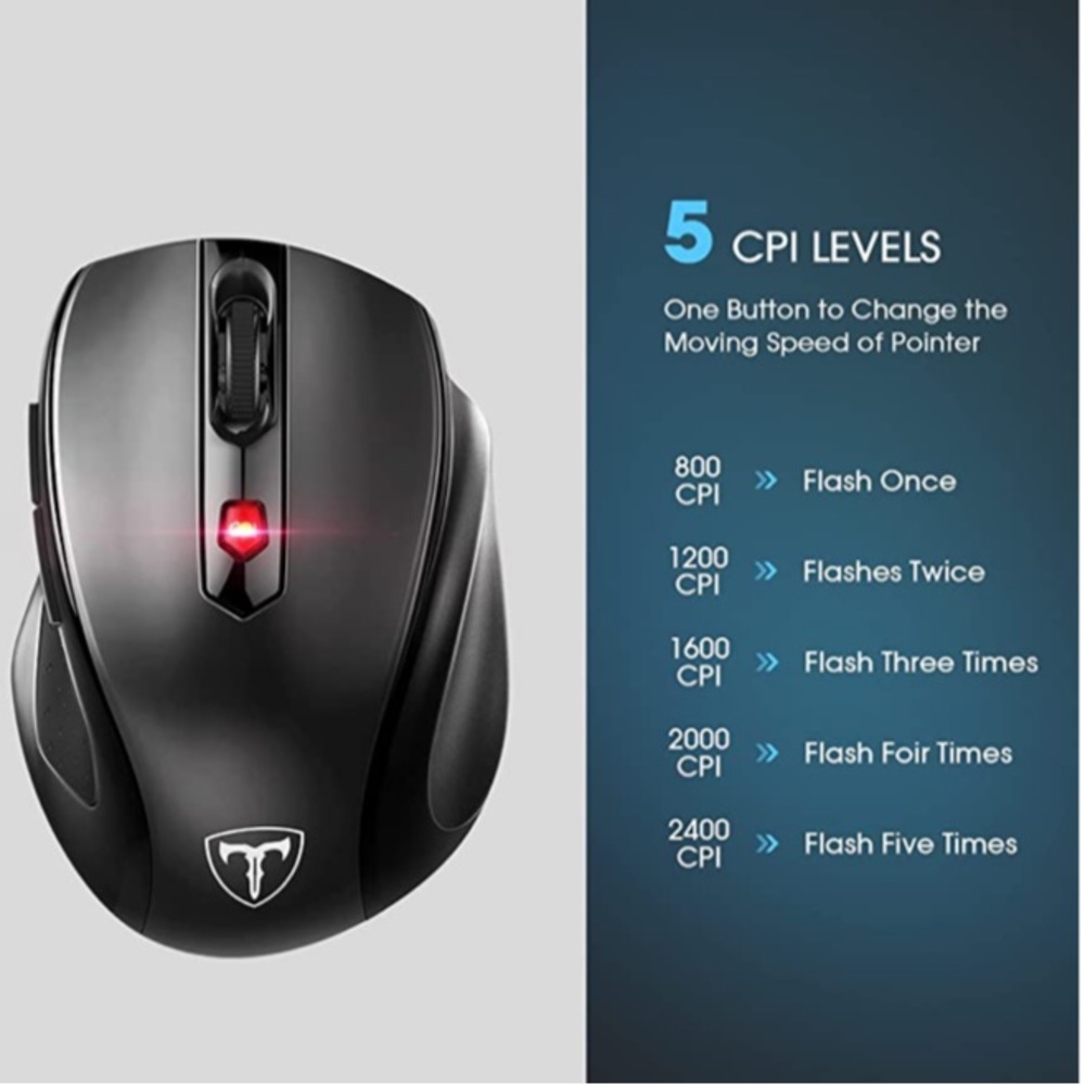 Wireless Computer Mouse - Picture 3 of 10